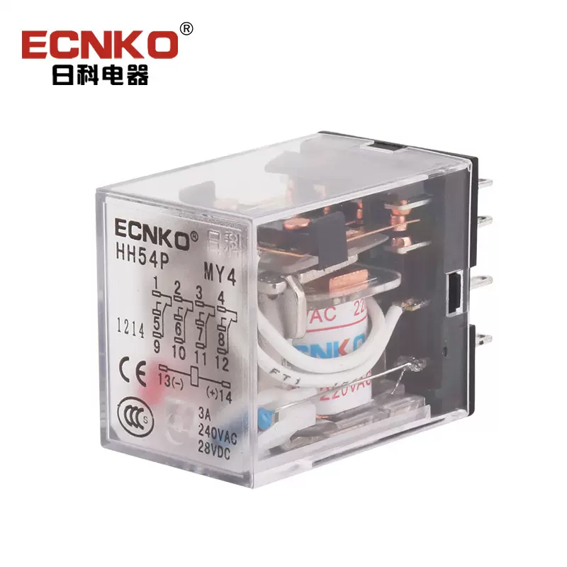 电磁继电器 中间继电器 HH54P MY4NJ 日科厂家直销自动耐用
