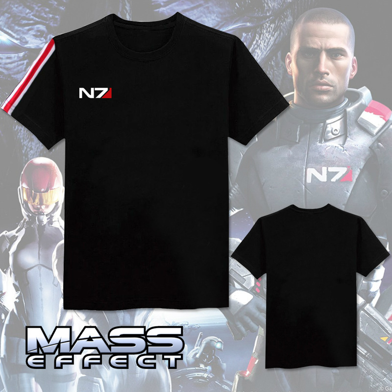 漫龙 质量效应T恤 mass effect 高品质纯棉短袖T恤衫游戏T恤