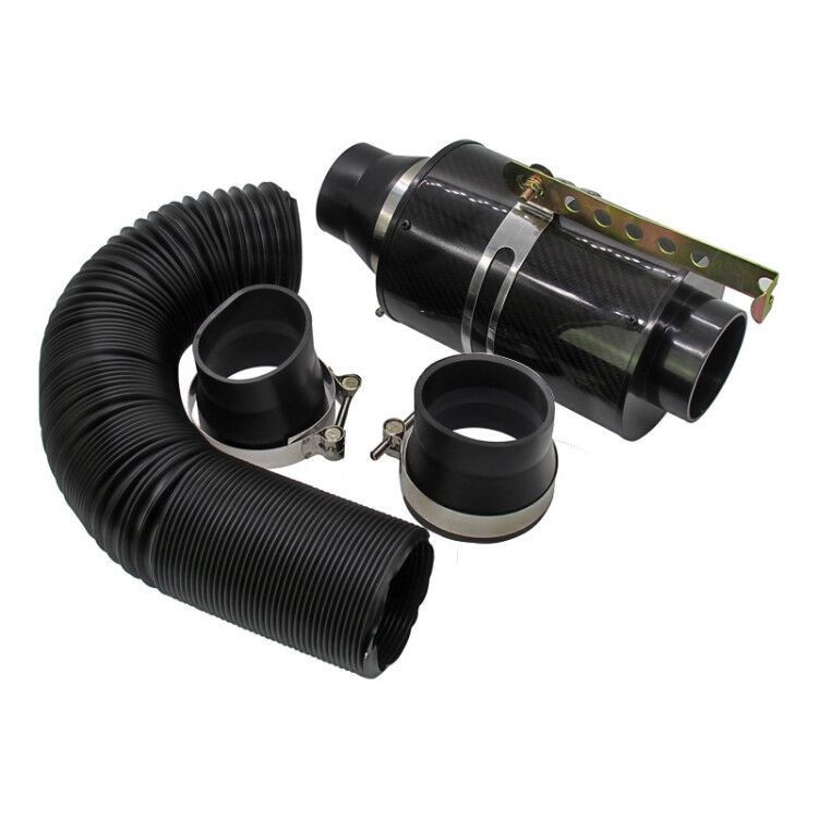 RACING进气风箱套装/汽车空滤/冬菇头/进气改装高流量纯碳纤风箱