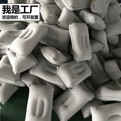 厂家批发充气方形枕头 午休靠垫 植绒户外旅游充气枕 定做充气枕