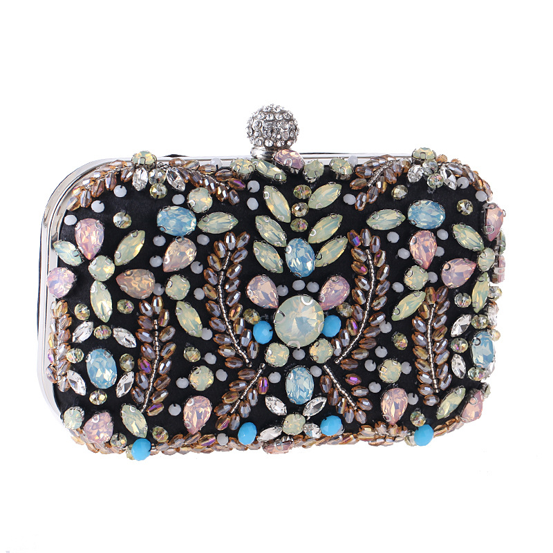 Fine Hand-studded Beaded Bag Featuring Evening Banquet Bag display picture 4