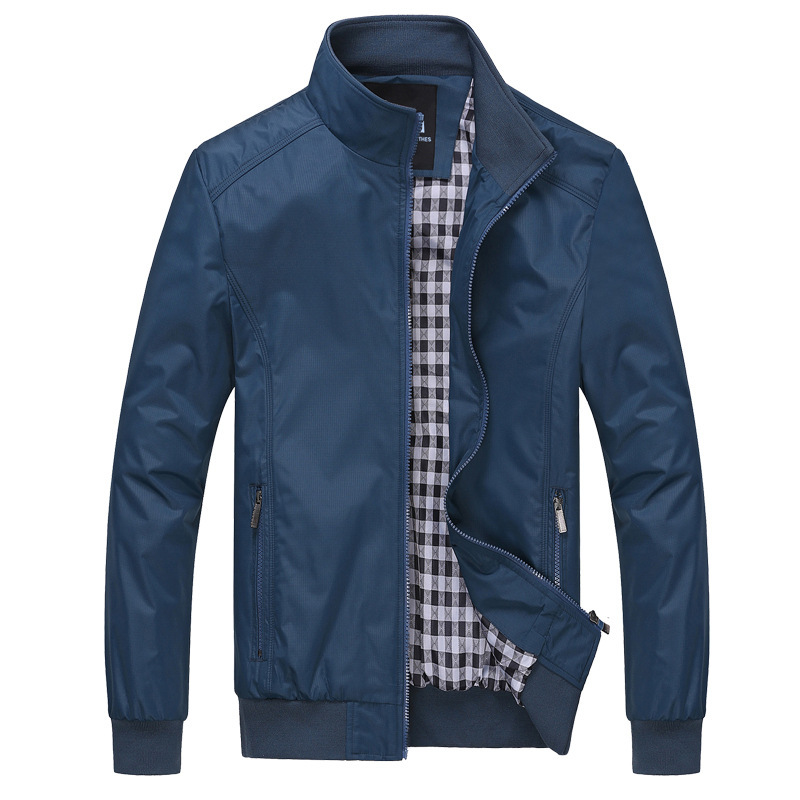 Spring and Autumn Business Men's Thickened Jacket Casual Large Size Loose Explosions Jacket European Code Cross-border Manufacturers a generation of hair Spring and Autumn Business Men's Thickened Jacket Casual Large Size Loose Explosions Jacket European Code Cross-border Manufacturers a generation of hair