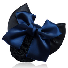 职业头花批发生产厂家银行酒店护士学校职员用发饰发网兜大蝴蝶结