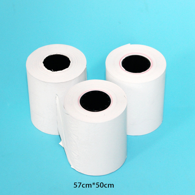 supermarket Thermal Small ticket paper POS single 57*50pos Cash Register diameter Small volumes Cash register paper