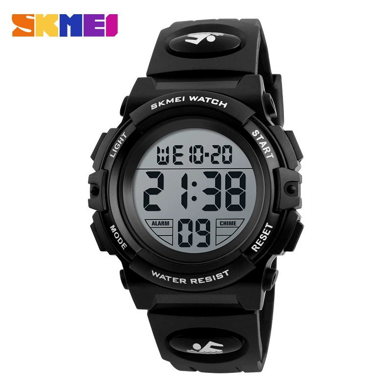 Цифовые часы (SKMEI 1266) — LED спорт, будильник и светящийся дисплей, дети/студенты
