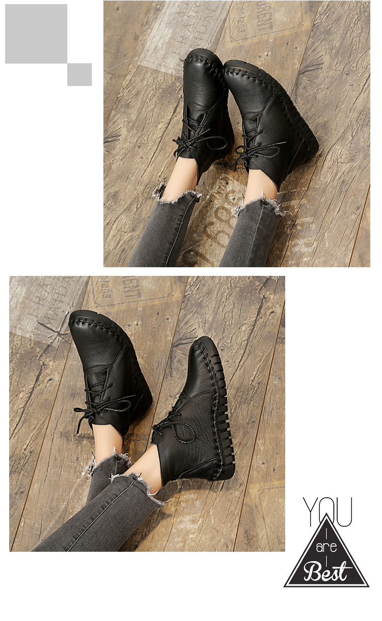Bottes femme INFOHOMME en En cuir - Ref 3355276 Image 34
