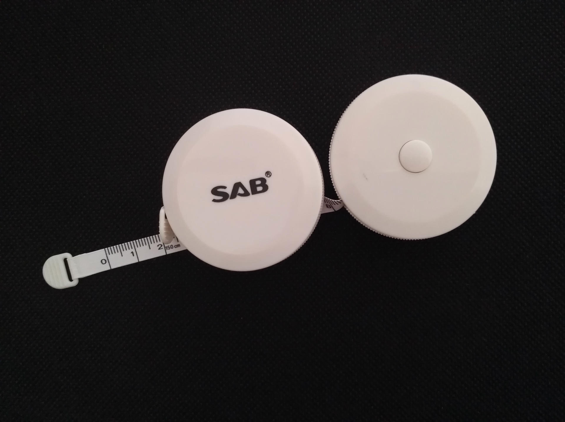 活动小礼品 配1.5米60英寸尺带圆形白色塑料便携量衣卷尺