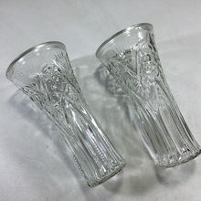 两元店20玻璃花瓶 透明玻璃工艺品插花瓶 摆件 2元日用百货批发