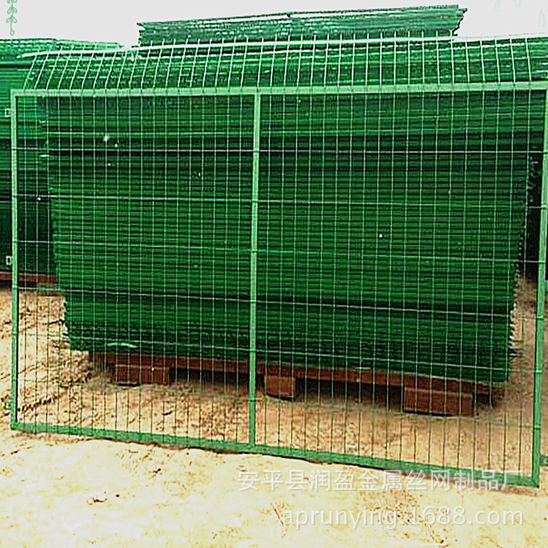 绿色双边简易护栏