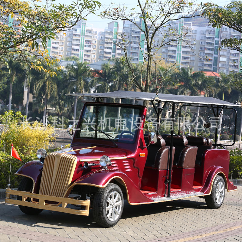 科之兴品牌观光车景区旅游电瓶车楼盘别墅电动看房接待车老爷车