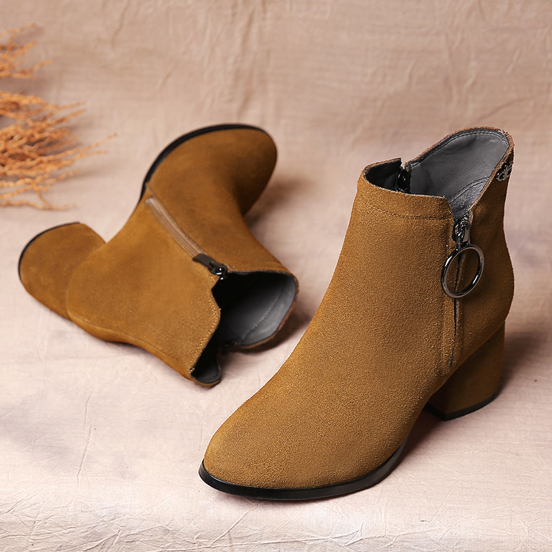 Bottes femme MINGFANG en En cuir - Ref 3355118 Image 29