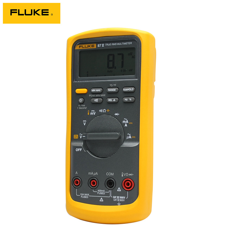 福禄克FLUKE 87V真有效值高级工业数字万用表FLUKE F87V F87-5的性能和可靠性评估