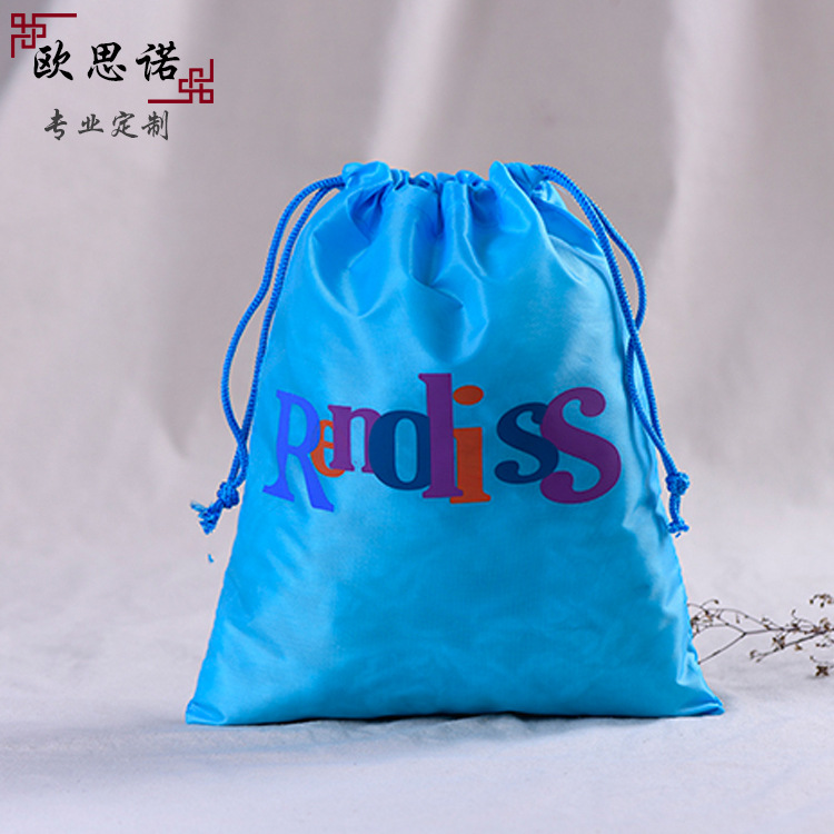 厂家批发创意棉布袋定 制涤纶束口袋定 做帆布袋印刷可印logo