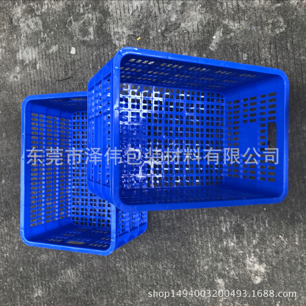 厂家直销 塑料广西湖南水果蔬菜运输周转箩胶筐 物流塑料箩