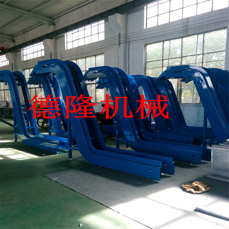 爬坡链板流水线 绿色皮带式输送机 食品生产输送线 电子装配线