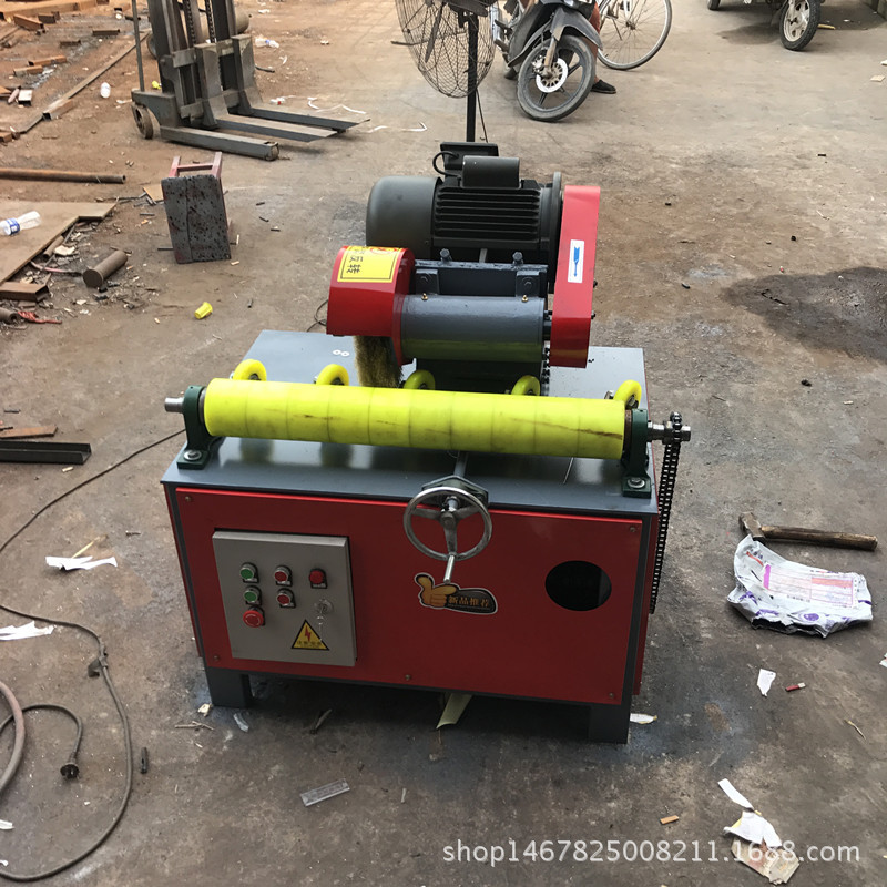 小型单组圆管自动抛光机 无心外圆抛光机  弯曲圆管抛圆管抛光机