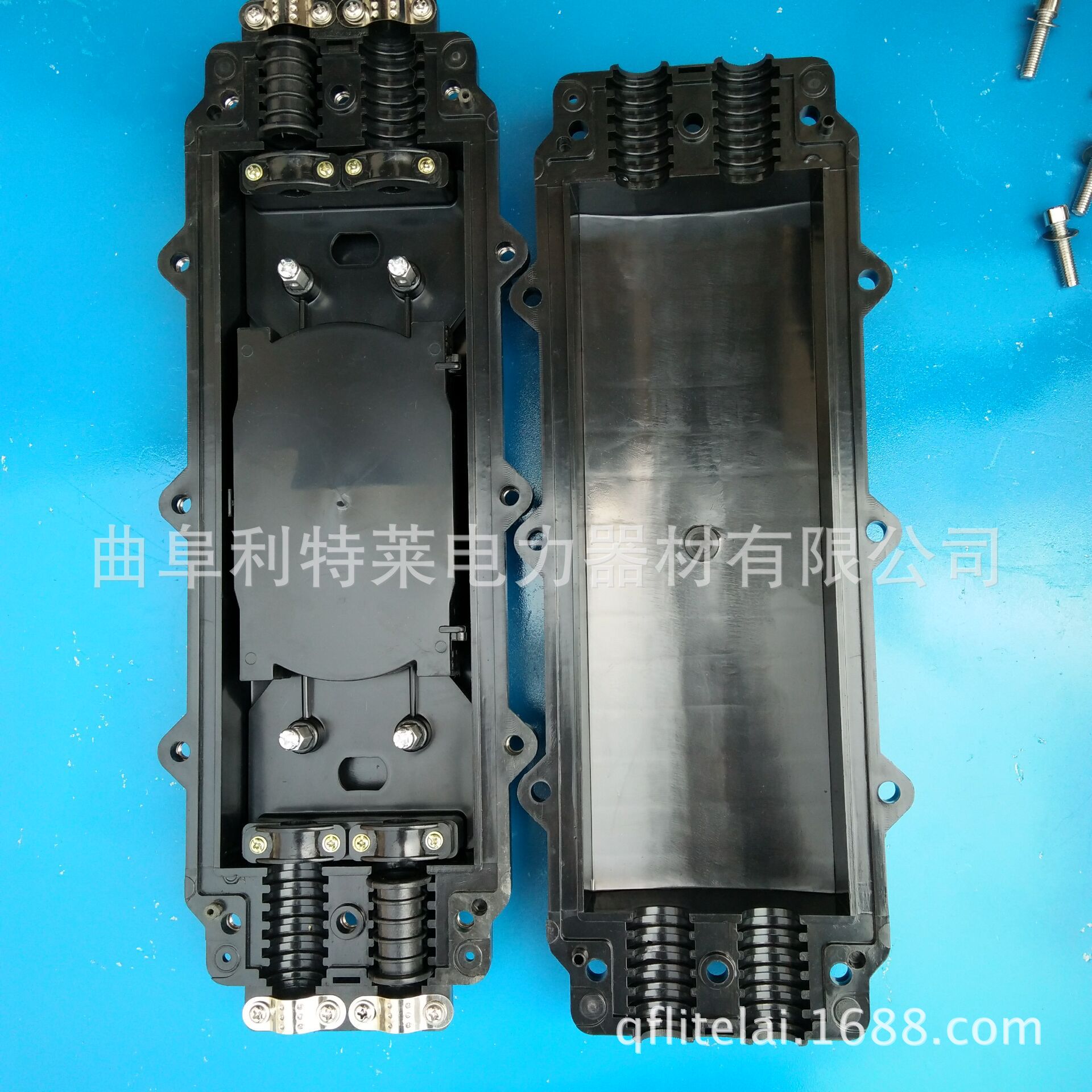 利特莱AJS型卧式光缆接头盒优选PC材质二进二出光缆接续盒