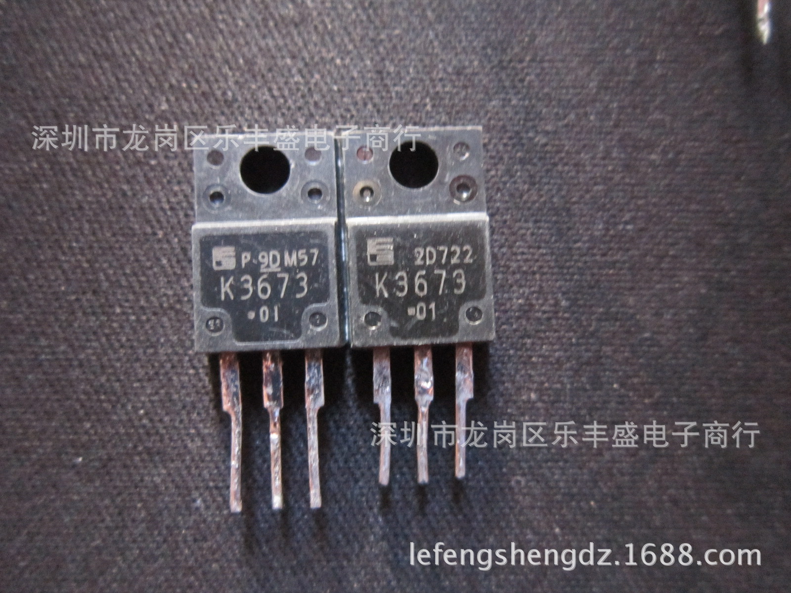 K3673 2SK3673-01MR 拆机FUJI半导体 TO-220F 10A 700V N通道MOS