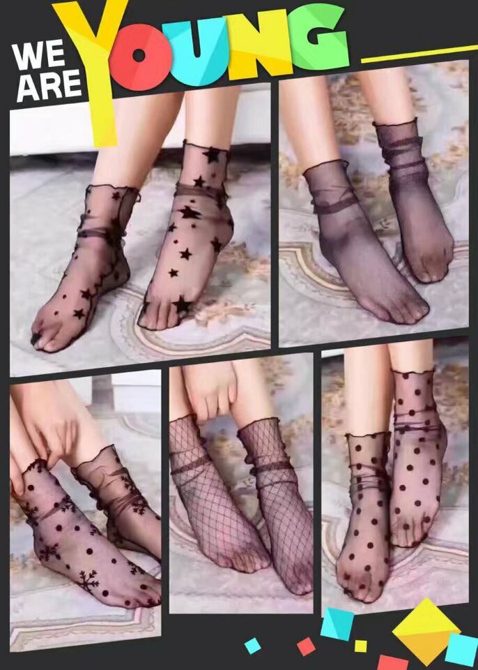 网格袜子-2