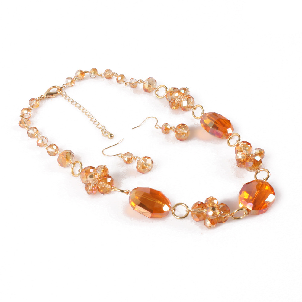 Occident and the United States pearlnecklace (Orange)NHCT0024-Orange