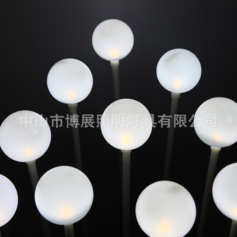 圆球芦苇插地 灯