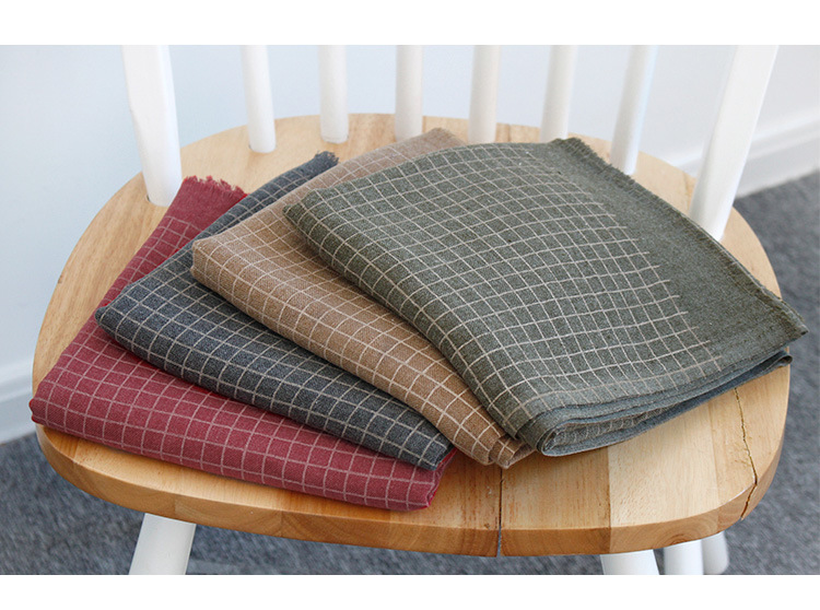 Linenscarf (Dark green -180X90CM)NHNBS1773-Dark green -180X90CM