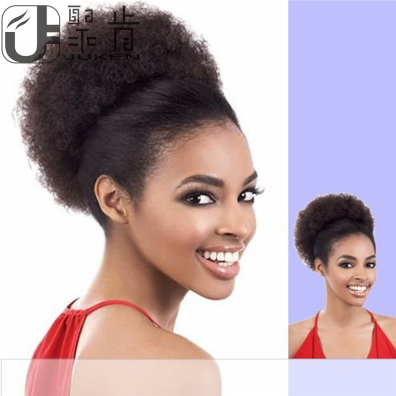 Juken fashion European and American wig Bud large small roll hair pack black fluffy caterpillar headgear wholesale spot