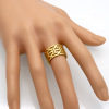 Classic retro geometric ring stainless steel, wholesale