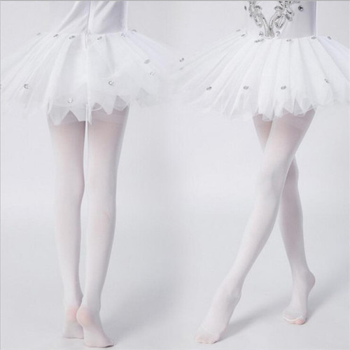 Summer Swan Down 80D Thin Children's Ballet Socks for Performance, Tutu Socks for Little Ballerinas on Children's Day