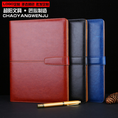 Manufactor Direct selling Explosive money notebook A5 Discoloration Notepad high-grade business affairs Leather diary wholesale customized