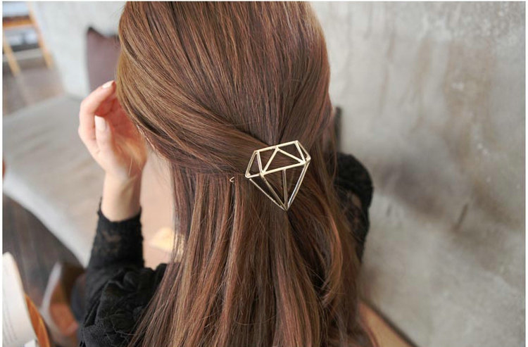 20g Weight Hair Clip Hair Accessories Type 1 Piece Quantity Daily Occasion Alloy Material Moon Pattern Women'S Gender Plating Design Simple Style Style Simple Style Moon Alloy Plating Hair Clip 1 Piece 8