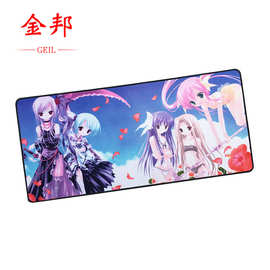 电脑外设超大游戏鼠标垫 英雄联盟超密包边定制定做 网吧鼠标垫