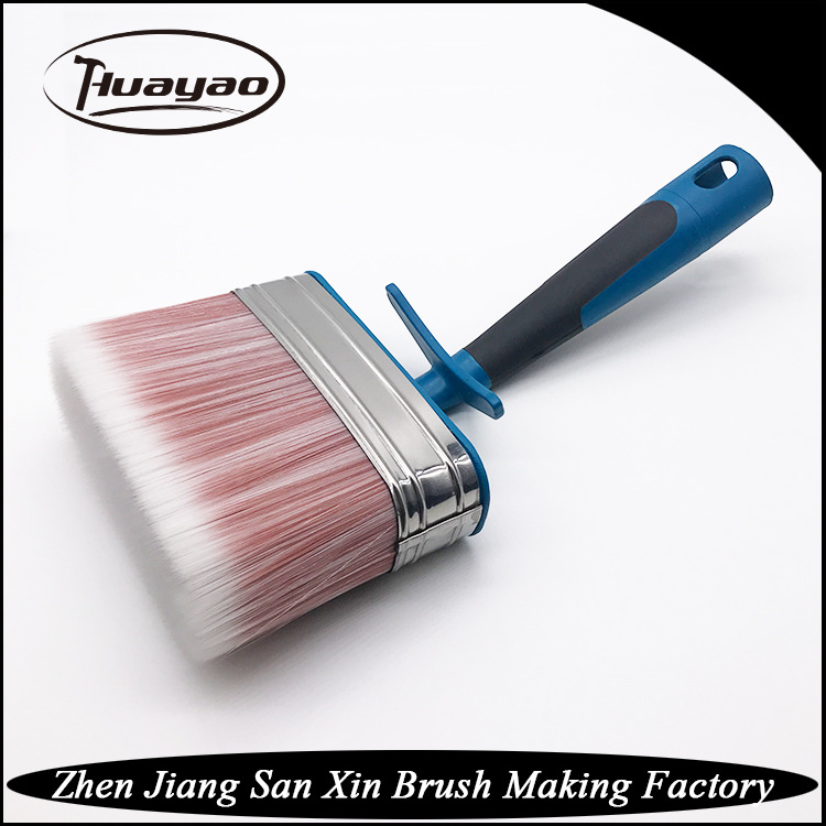 厂家出口油漆刷 高档榉木手柄工业刷 圆头刷排笔刷可定制