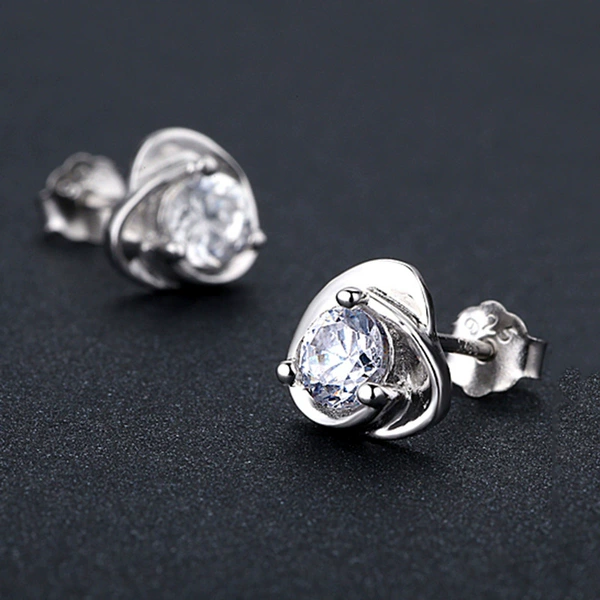 White earrings, earplugs