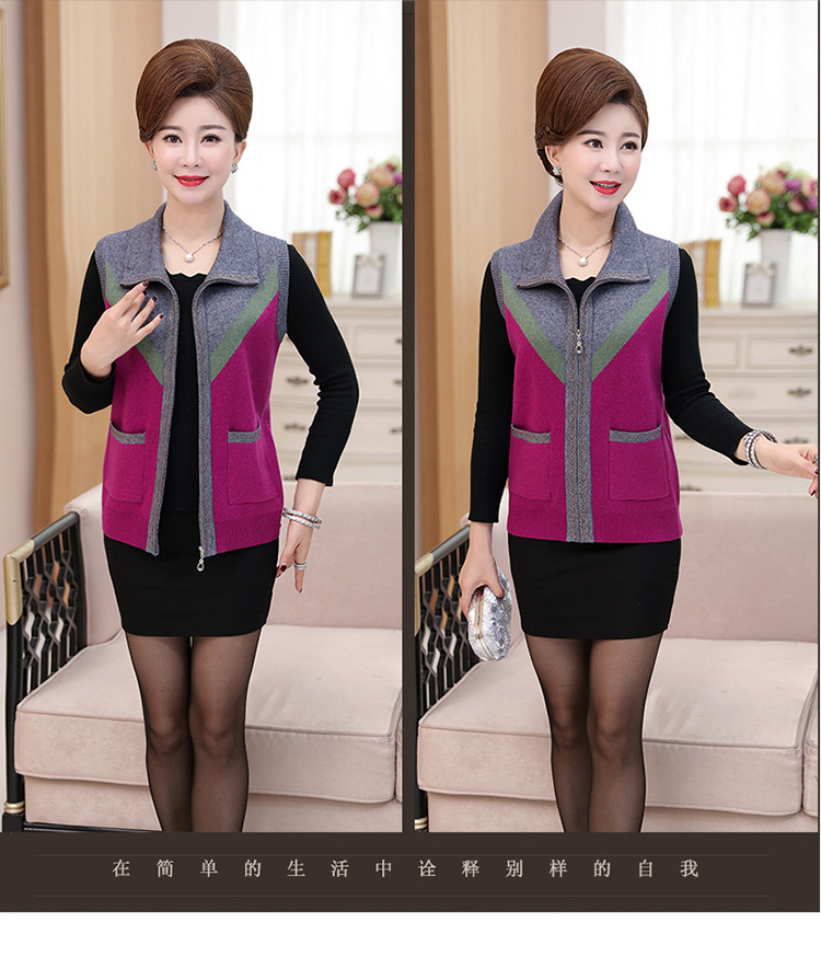 Gilet femme en Mélange de cachemire - Ref 3318191 Image 17