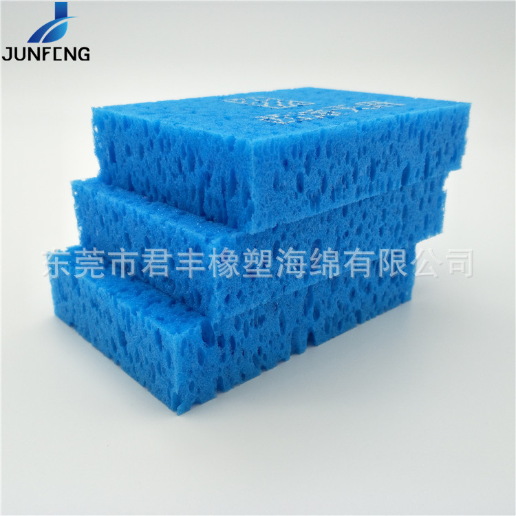儿童婴儿沐浴海藻棉洗澡海绵 柔软洗车海绵 140*100*30mm带印刷
