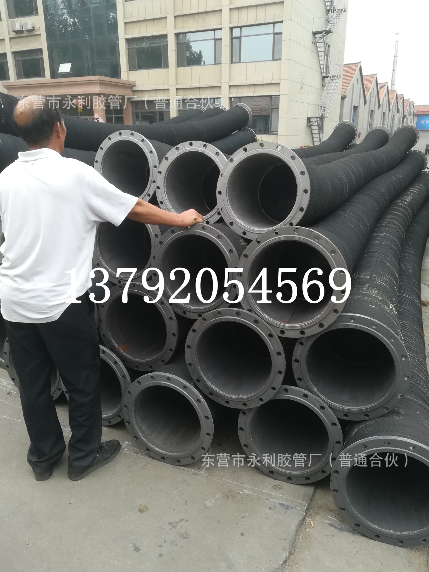 抽砂耐磨橡胶钢丝管 大口径钢丝骨架吸泥法兰胶管 规格齐全