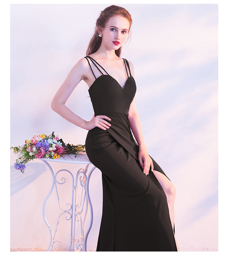 D9272 1050K ÁO HAI DÂY NỮ YIEOUBA SEXY DÁNG ÔM BODY GỢI CẢM SEXY MÙA XUÂN THU ĐÔNG KIỂU ĐUÔI CÁ HAI DÂY HỞ VAI THỜI TRANG NỮ G03 SẢN PHẨM MỚI