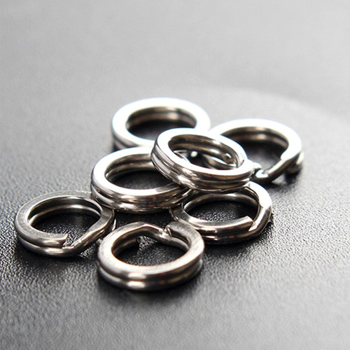 Luya double circle 304 material flattened double circle fishing supplies fishing gear accessories connector connecting ring manufacturer wholesale