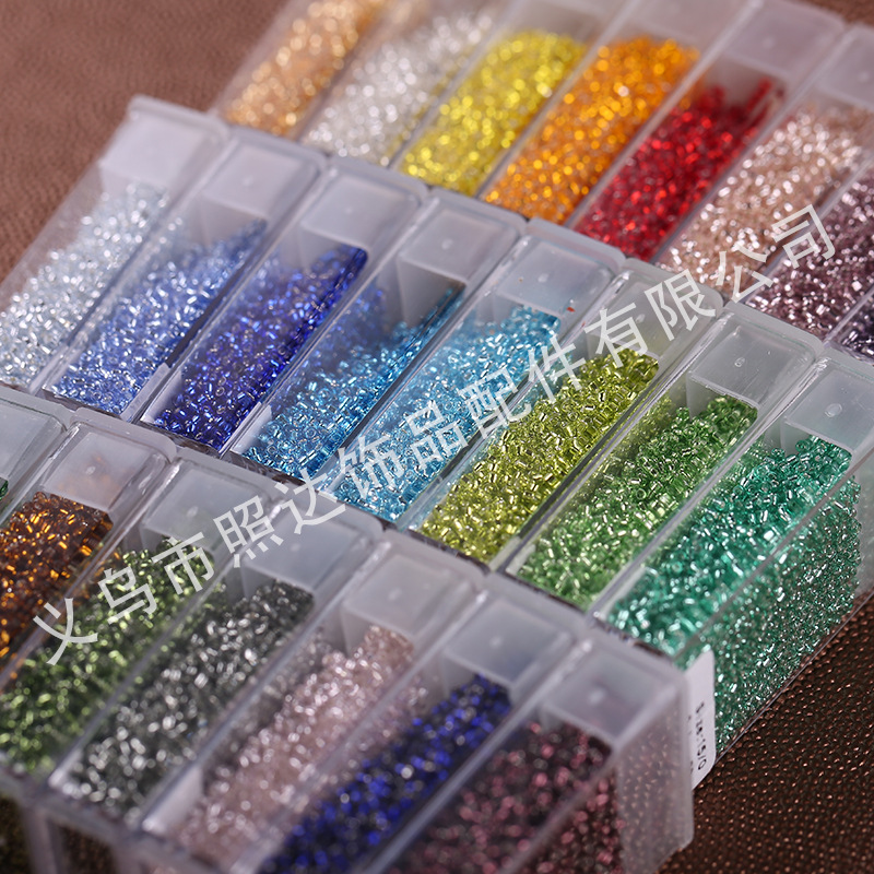 Japanese import glass round beads handmade