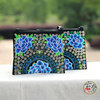 Ethnic fashionable bag strap from Yunnan province, small bag, double sided embroidery with zipper, ethnic style, with embroidery