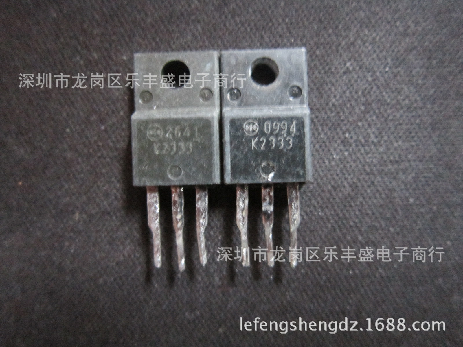 K2333 2SK2333 拆机新电元 TO-220F N通道 功率MOSFET 6A 700V