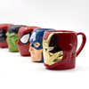 Avengers Ceramics Cup Spider -Man Green Giant Thor Lei Shen Superman Iron Man Anime Ceramic Coffee Cup