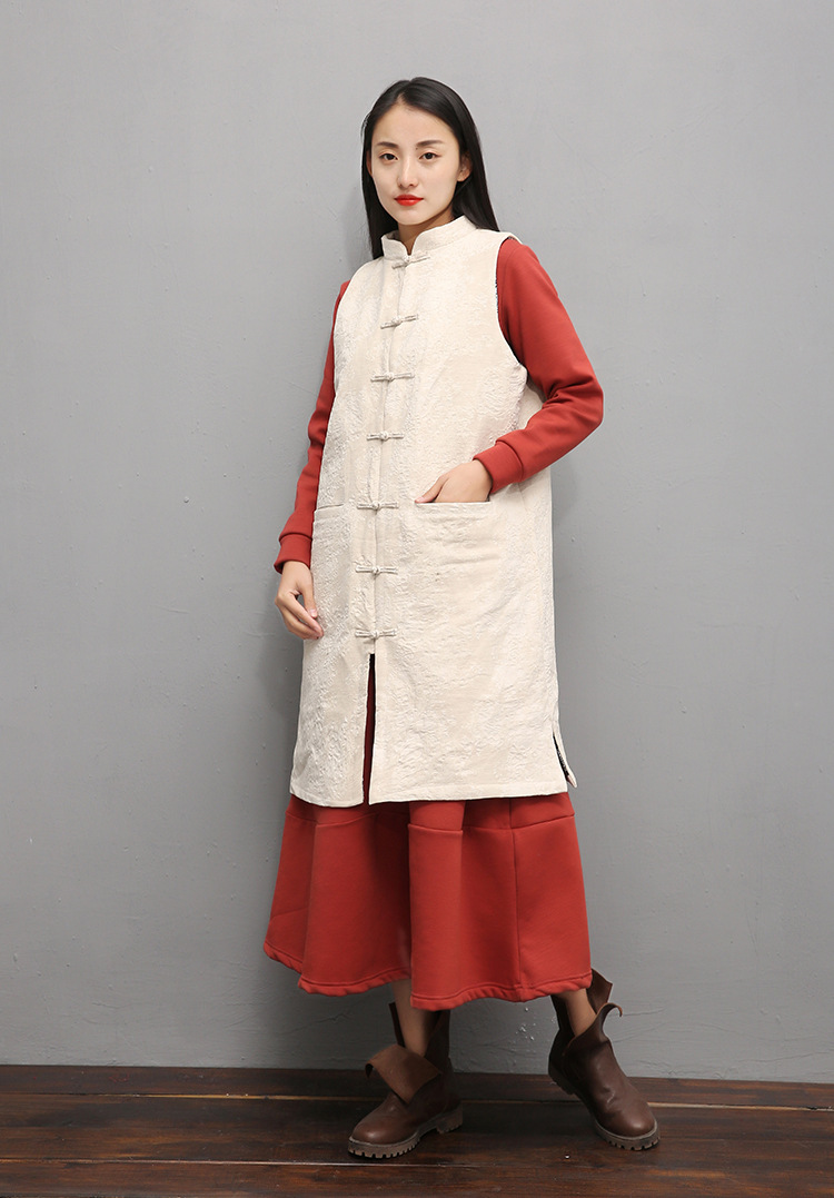 Gilet femme PLUME en Coton et lin - Ref 3318006 Image 30