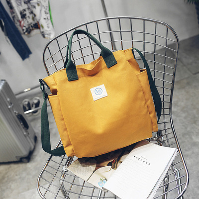 Túi vải mới túi xách vai túi Messenger Hàn Quốc ulzzang Nhật Bản Harajuku túi xách đơn giản hoang dã
