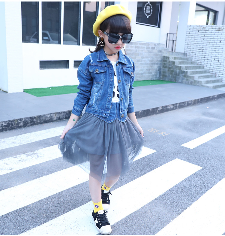 女童网纱牛子裙_11