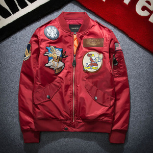 European and American male Air Force pilots jacket and cotton thickening young cotton coat baseball suit