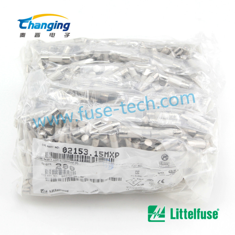 力特littelfuse不带引线熔断保险丝管02153.15MXP 3.15A 250V