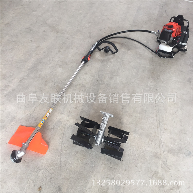 多用途果园除草机 茶园松土锄地机 汽油多功能农田锄地除草机