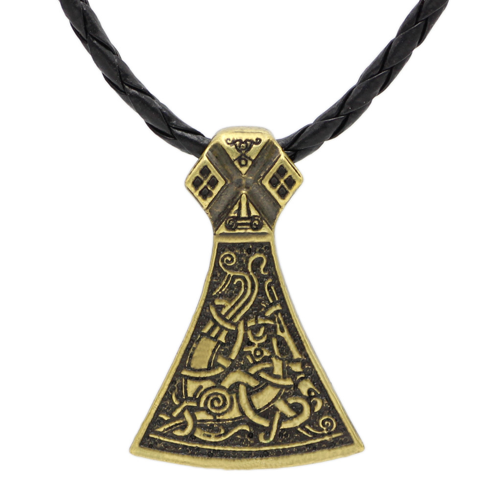 Viking Axe Pendant Necklace Image 5